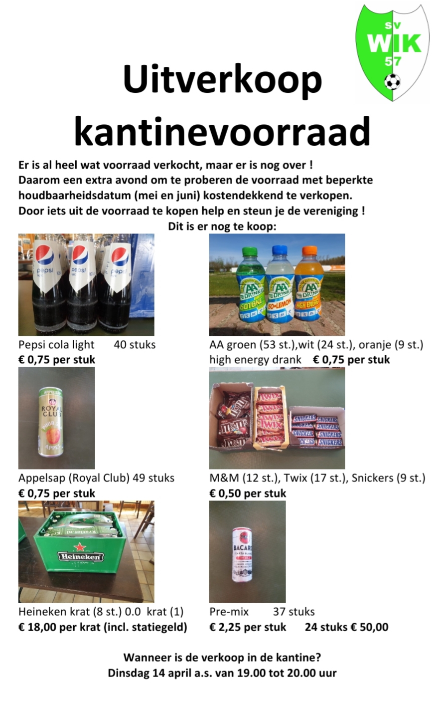 Verkoop Kantine